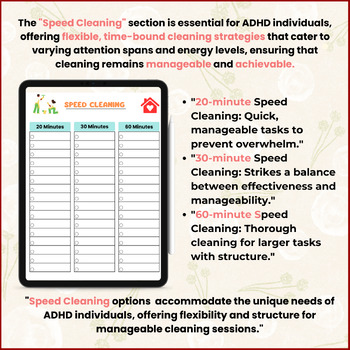 Speed Cleaning Checklist