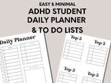 ADHD Daily Planner and Top 5 To Do Lists