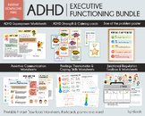 ADHD, Executive functioning worksheet bundle for kids, ADH