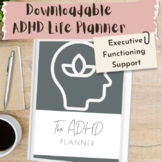 ADHD Life Planner | Printable ADHD Productivity Planer | E