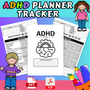 Preview of 2024 ADHD Planner Tracker