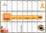 ADHD Planner Adult - Printable ADHD planner for work, Adhd