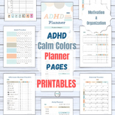 ADHD Planner | Social Skills | Goal Setting | Plan | Organ