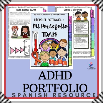 Preview of ADHD PORTFOLIO - Classroom Management Executive Functioning - SPANISH VERSION