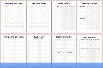 Preview of ADHD Self Care Planner for Building Math Skills
