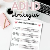 ADHD Strategies for Students