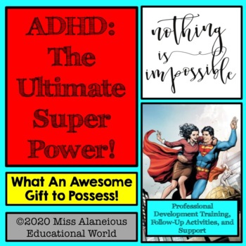 Preview of ADHD Super Powers! Professional Development Training and Support