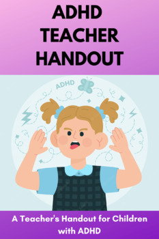 Preview of ADHD Teacher Toolkit - ADHD Handbook