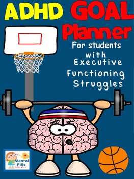 Preview of ADHD and Executive Functioning Weekly GOAL Planner