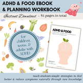 ADHD and Food eBook & Workbook for Children, & Teens and A