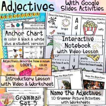 Adjectives Chart Poster