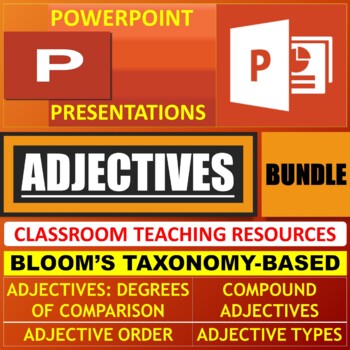 Preview of ADJECTIVES - POWERPOINT PRESENTATIONS - BUNDLE