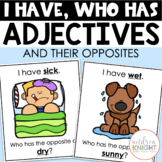 Adjectives and Their Opposites - Classroom Card Games for 