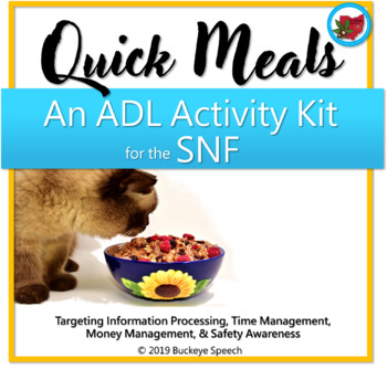 Preview of ADL Activity Kit for Speech Therapy in the SNF