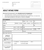 ADULT DOCX forms for your Adult Private Practice in Speech