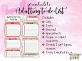 ADULTING TO DO LIST