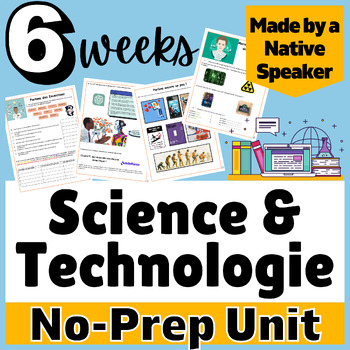 Preview of ADVANCED AP FRENCH Thematic Unit on Science & Technology | Core Immersion