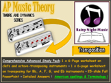 AP MUSIC THEORY TRANSPOSITION and CLEFS Complete Topic