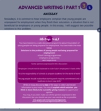 ADVANCED WRITING FOR ENGLISH LEARNERS