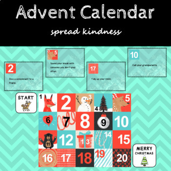 Preview of ADVENT CALENDAR (spread kindness)