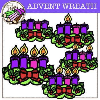 Preview of ADVENT WREATH  {free}