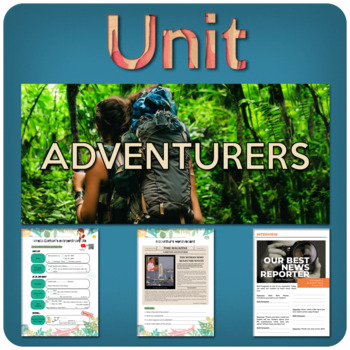 Preview of ADVENTURERS: A complete unit for ESL learners!