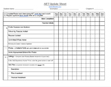 AET Agriculture Experience Tracker Check Offs and Grade Sheets