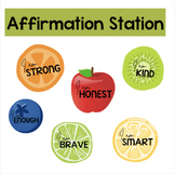 AFFIRMATION STATION FRUIT/VEGGIE THEME