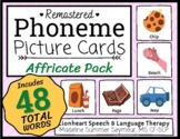 AFFRICATE PACK - Phoneme Picture Cards - SLP - Word Lists 