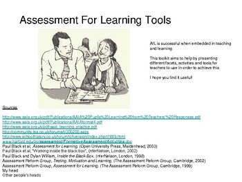 Preview of AFL/ Assessment For Learning Tools / A Toolkit for Teachers