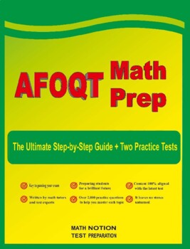 Preview of AFOQT Math Prep: The Ultimate Step-by-Step Guide + Two Practice Tests