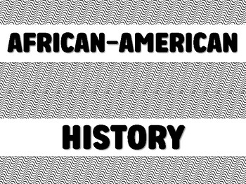 Preview of AFRICAN-AMERICAN HISTORY QUILT! Black History Month Bulletin Board Decor Kit