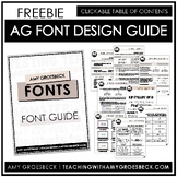 AG Font Guide