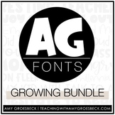Amy Groesbeck Fonts: The GROWING Bundle