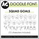 Amy Groesbeck Fonts: AG Squad Goals