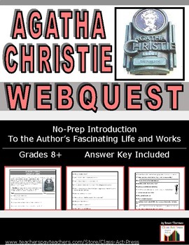 Preview of AGATHA CHRISTIE Webquest | Worksheets | Printables