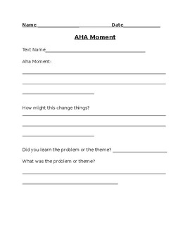 Download Aha Moments Examples In Teaching Images