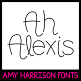 AHAlexis - Cute Font - Hand Drawn Fonts for Commercial Use