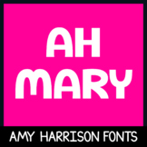 AHMary - Cute Font - Bold Fonts for Commercial Use