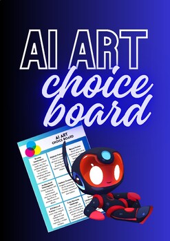 Preview of AI Art: Choice Board Challenge Prompts