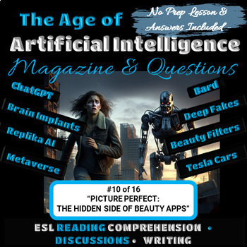 Preview of AI Article #10 -  ESL Reading Comprehension Conversation Writing