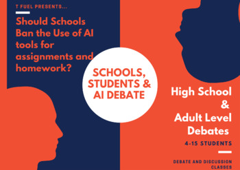 Preview of AI Debate Topic- Should Schools Ban AI-Related software for students? PPT