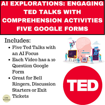 Preview of AI Explorations: Engaging TED Talks with Comprehension Activities| Comp Sci