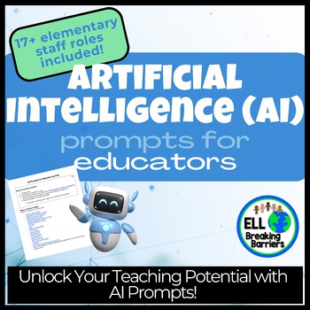 Preview of AI Prompts for Elementary Educators