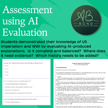 Preview of AI as an Assessment Strategy:  Evaluation