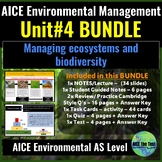 AICE Environmental AS Unit#4 Managing ecosystems and Biodi
