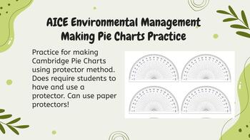 Preview of AICE Environmental Management Making Pie Charts Practice - Air Pollution