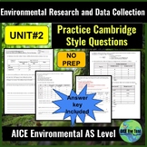 AICE Environmental Management Unit#2 Practice Cambridge St