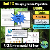 AICE Environmental Management  Unit#3 Managing Human Popul