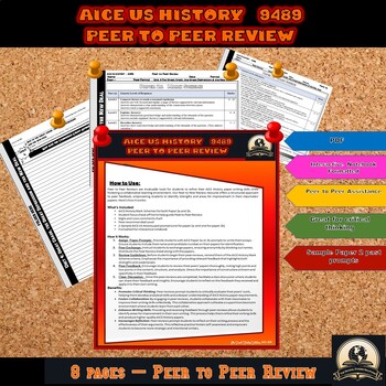 Preview of AICE History 9498 ~ Peer to Peer Review